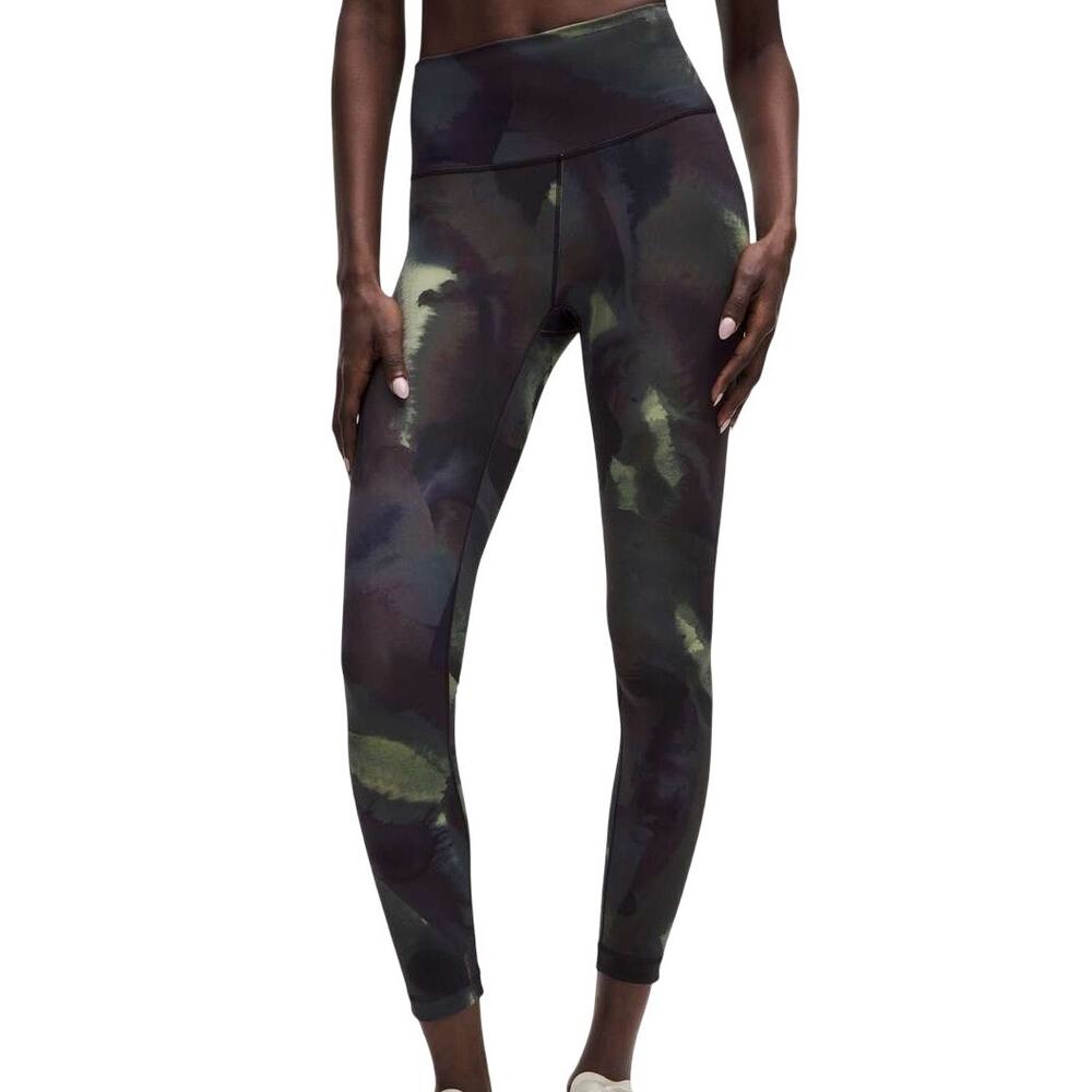 Lululemon Wunder Train High-Rise Tight 25" Ink Islands Burnside Multi Size 0 NWT